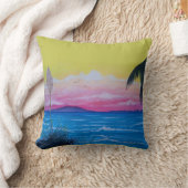 サンセット海 クッション (ブランケット)