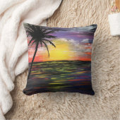 サンセット海 クッション (ブランケット)