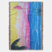 サンセット海 スローブランケット (正面縦)