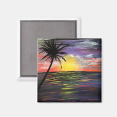 サンセット海 マグネット (正面/裏面)