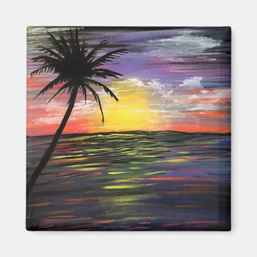 サンセット海 マグネット (正面)