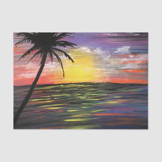 サンセット海 薄葉紙 (正面)