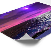 サンセット湾 ポスター (角)