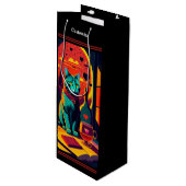 サンセット猫の本とワイン ワインギフトバッグ (正面アングル)