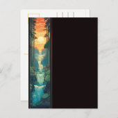 サンセット秋 ポストカード (正面/裏面)