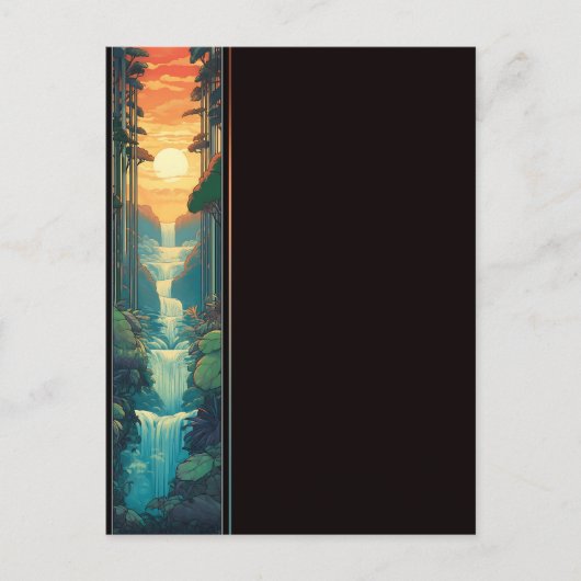 サンセット秋 ポストカード (正面)