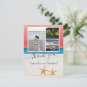 サンセット紅葉トロピカルビーチスタフィッ結婚ズ サンキューカード (スタンド正面)