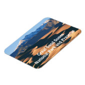 サンセット素晴らしマグネットで砂の砂丘NP マグネット (左側)