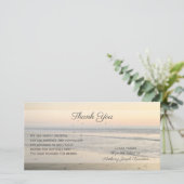 サンセット素晴らし悔やみや弔慰サンキュー8 x 4フラットカード サンキューカード (スタンド正面)