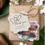 サンセット素朴ビーチバー結婚ズ フェイバータグ