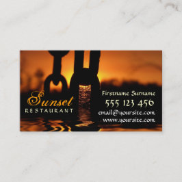 サンセット素朴名刺 名刺