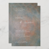 サンセット結婚雲 招待状 (正面/裏面)