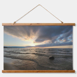 サンセット美しい 吊り下げ型タペストリー