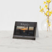 サンセット考えるのカードを見る カード (黄色い花)