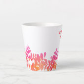 サンセット葉 カフェラテマグ (正面)
