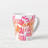 サンセット葉 カフェラテマグ (右アングル)