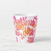 サンセット葉 カフェラテマグ (正面)