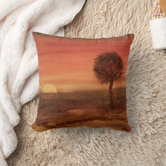 サンセット装飾用クッション クッション (ブランケット)