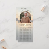 サンセット記念ブックマークフォトカード カード (正面/裏面インサイチュ)