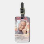 サンセット記念写真 ラゲッジタグ (正面縦)