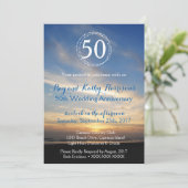 サンセット記念日の招待 招待状 (スタンド正面)