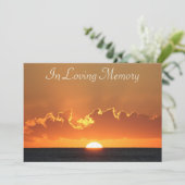 サンセット記念祭葬祭発表 招待状 (スタンド正面)