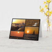 サンセット誕生日for義理 カード (黄色い花)