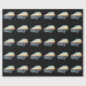 サンセット車の二重被ばく ラッピングペーパー (フラット)