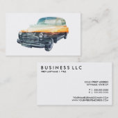 サンセット車の二重被ばく 名刺 (正面/裏面)