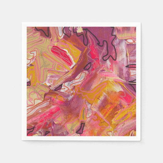 サンセット迷路 スタンダードカクテルナプキン (正面)