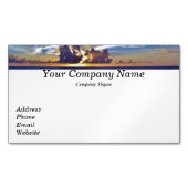 サンセット退職名刺 マグネット名刺 (正面)