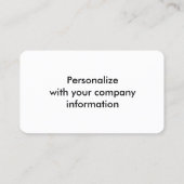 サンセット退職11名刺#11 名刺 (裏面)