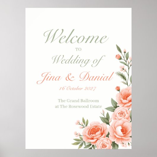 サンセット開花 ポスター (正面)