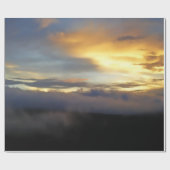 サンセット雲が神の窓に ラッピングペーパー (フラット)