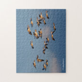 サンセット飛行でスノーゲーゼ ジグソーパズル (縦)