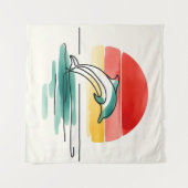 サンセット飛躍 タペストリー (正面(横))