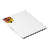 サンセット食べスリー走プリピーターのプレーン紙 ノートパッド (アングル)