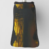 サンセット魔法抽象芸術 ゴルフヘッドカバー (回転90)