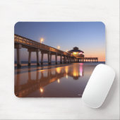 サンセット魚釣りピア、フォートマイヤーズビーチ、 マウスパッド (マウス)