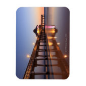 サンセット魚釣りピア、フォートマイヤーズビーチ、 マグネット (縦)