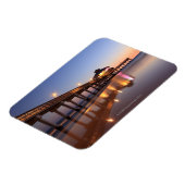 サンセット魚釣りピア、フォートマイヤーズビーチ、 マグネット (左側)