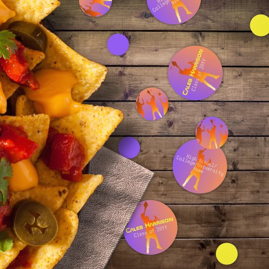 サンセット鮮やかテクモダンの卒業 コンフェッティ