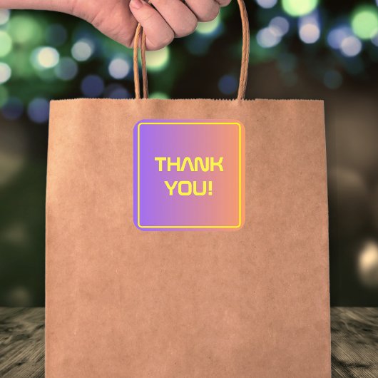 サンセット鮮やかテクモダンの卒業 スクエアシール