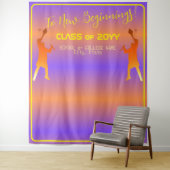 サンセット鮮やかテクモダンの卒業 タペストリー (インサイチュ)