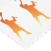 サンセット鮮やかテクモダンの卒業 テーブルクロス (アングル)