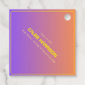 サンセット鮮やかテクモダンの卒業 フェイバータグ (裏面)