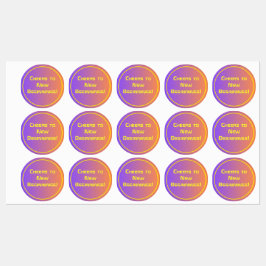 サンセット鮮やかテクモダンの卒業 ラベル