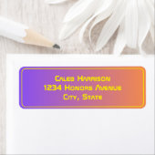 サンセット鮮やかテクモダンの卒業 ラベル (インサイチュ)