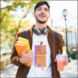 サンセット鮮やかテクモダンの卒業 Tシャツ