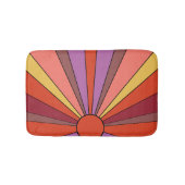 サンセット鮮やかデザイン バスマット (正面)